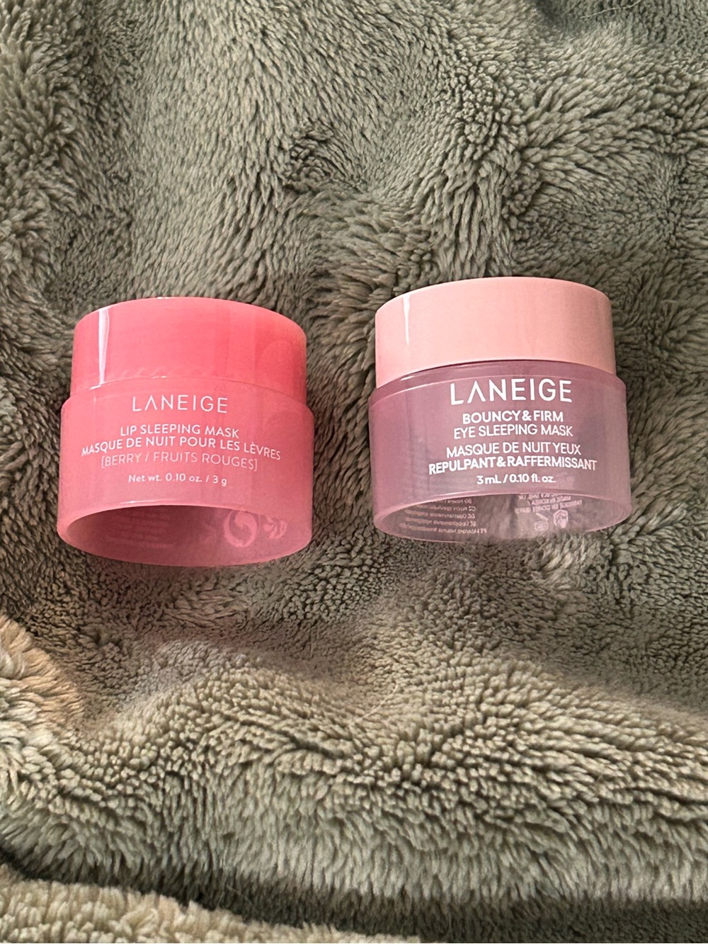 LANEIGE Pink and Red Lip Sleeping Mask